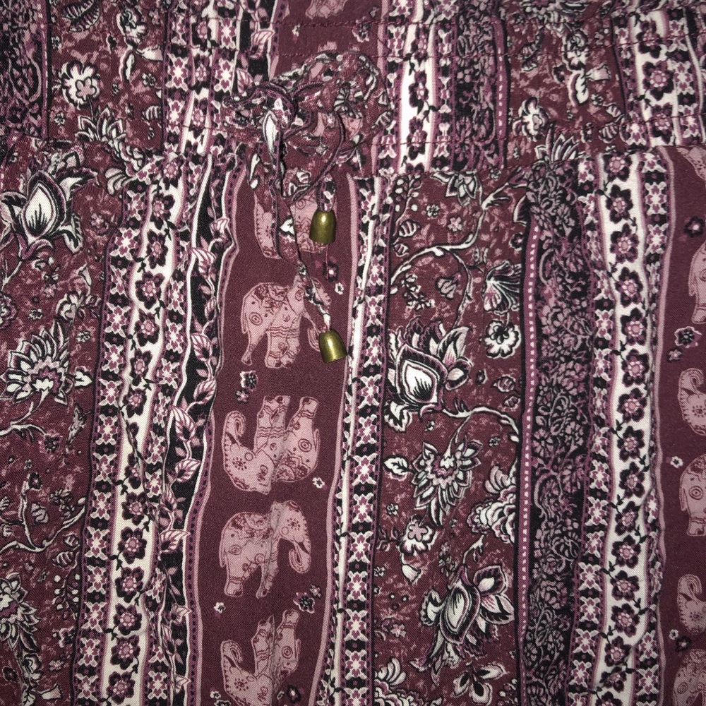 Printed Flare pants